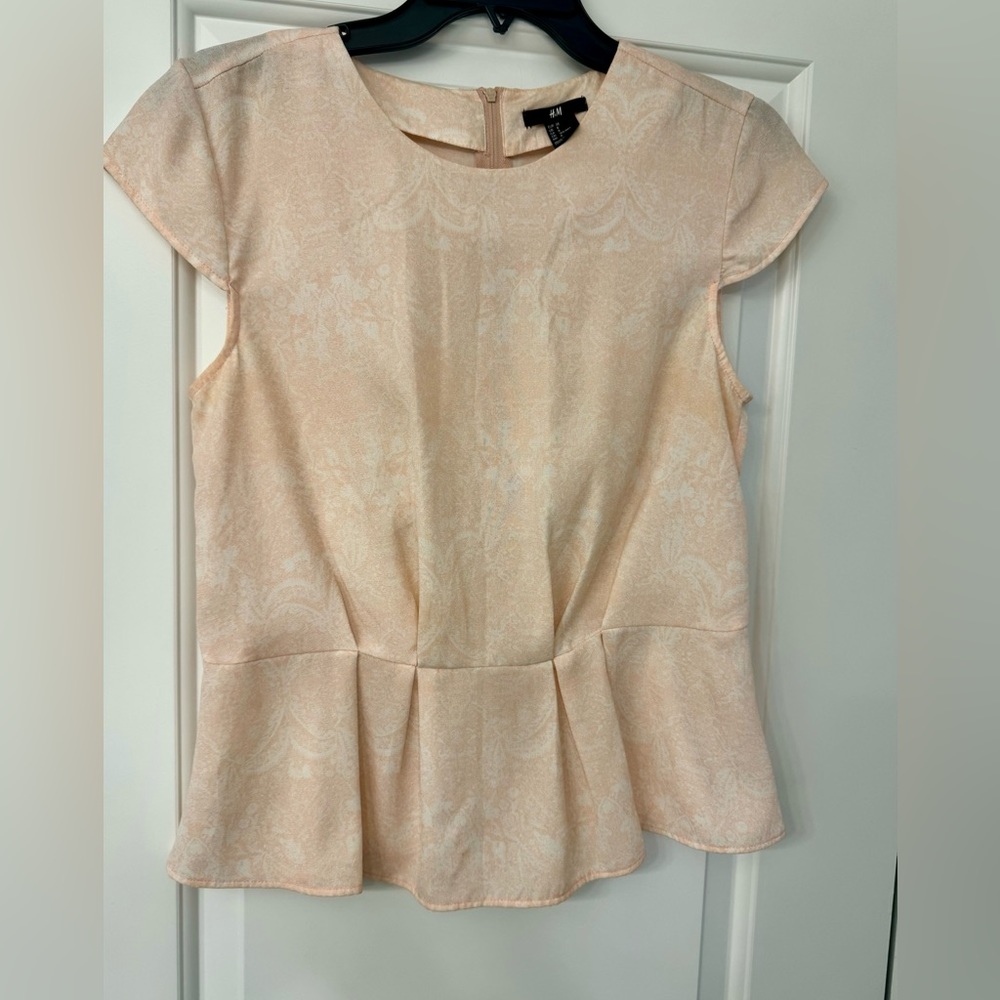 Blush pink blouse